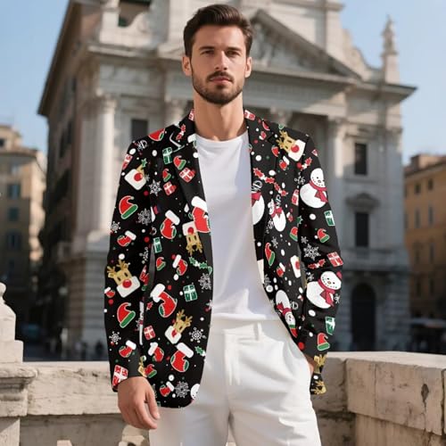 Mens Casual Blazer Sport Coat Summer Fashion Gentleman Lightweight One Button Business Suit Jackets2