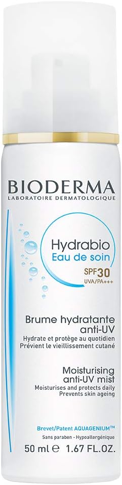 Hydrabio by Bioderma Eau de Soin SPF30: Moisturising Anti-UV Mist 50ml