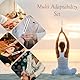DiDiBirDi Stimmgabel Set mit 8 Stimmgabeln für Yoga - Chakra-Frequenzen (256 Hz, 288 Hz, 320 Hz, 341,3 Hz, 384 Hz, 426,6 Hz, 480 Hz, 512 Hz) mit Aluminium-Etui für Meditation