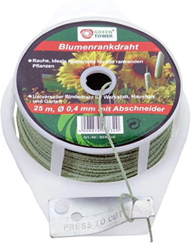 Preisvergleich Produktbild Blumenrankdraht BLUMENRANKDRAHT GRUEN 0,4 MM 25M-894246