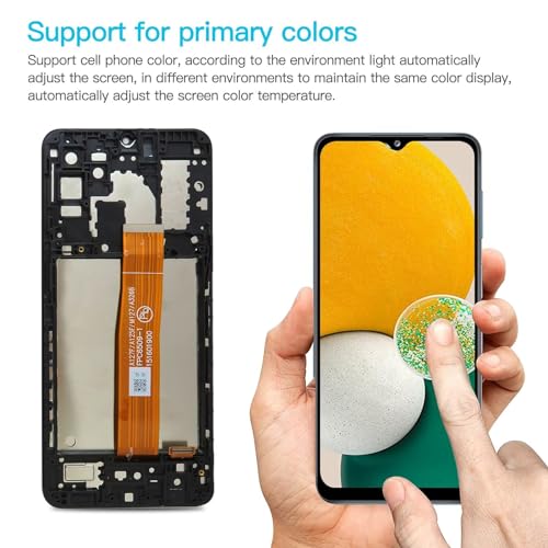HaeKap LCD Screen Replacement for Samsung Galaxy A32 5G A326 SM-A326B LCD Display Repair Parts Touch Screen Digitizer Assembly with Tools（Black with Frame） - Thumbnail 4