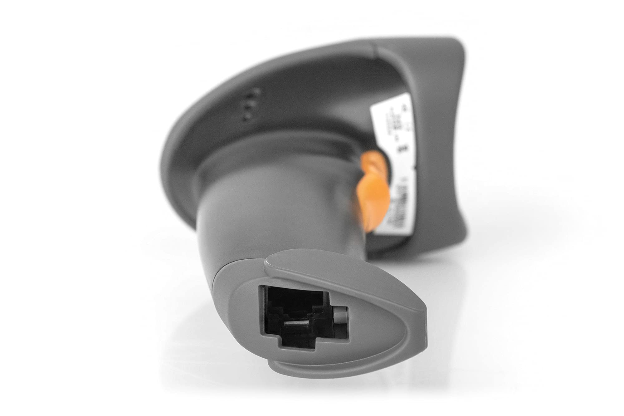 DIGITUS Scanner di codici a barre 2D con Bluetooth - IP54 - Batteria da 2000 mAh - Portata: 12 m - Tempo di funzionamento: 18h - Larghezza di scansione: 10 cm - Per codici a barre e QR - Nero/Grigio