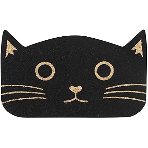 Now Designs Black Cat Doormat Cover