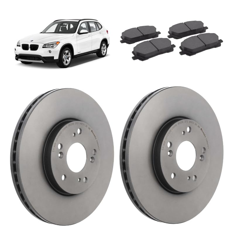Kit dischi 312mm e pastiglie freno anteriori compatibile con BMW X1 E84 2009-2015