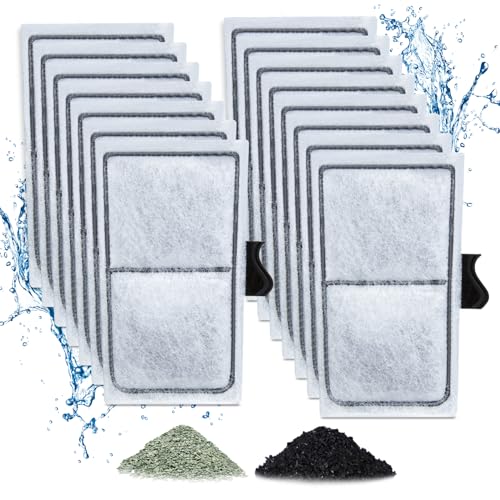 15 Pack Filter Cartridges for Filter Replacement Filter Cartridges for Top Fin EF-S Element and BF5 BETTAFLO