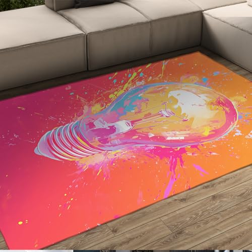 Tapis pour chambre doux lavable 60x90cm idéal décor maison et sol de salon