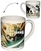 Produktbild alles-meine.de GmbH Henkeltasse - Star Wars - Yoda/Jedi Krieger incl. Name - Porzellan/Keramik - Trinktasse mit Henkel/Tasse Becher - Porzellantasse Tassen für Kinder &..