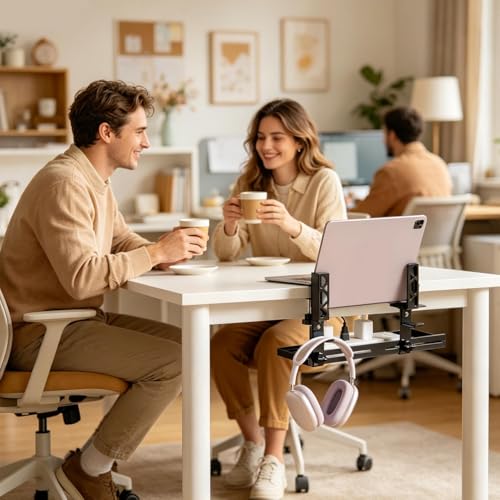 Gestion des Câbles sous Bureau | Support Métallique 39,7 cm
