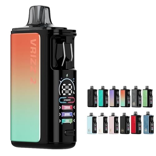 �u�[�v�[ Vrizz 2 Pod System Kit 1350mAh 15ml �d�q�x�C�v �{�� Pod �u���b�c2 System Type-C�[�d �ő�30W 3���[�h�ؑ� TURBO NORM ECO VRIZZ Cartridge V2 Dual 