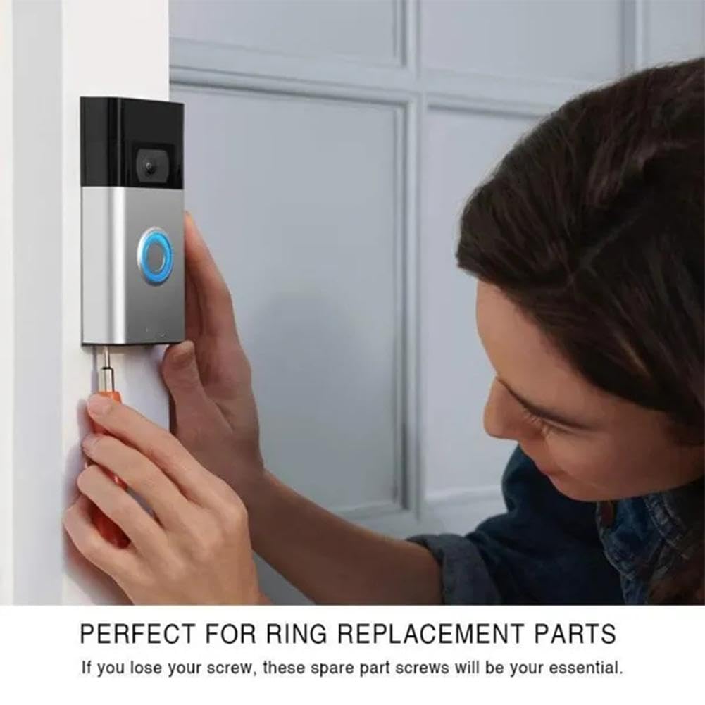 Ring Doorbell Screws Replacement Security Screws Compatible With Video Doorbell 2 And Pro, Video Doorbell, Video Doorbell 3 And Pro (4Set/16pcs