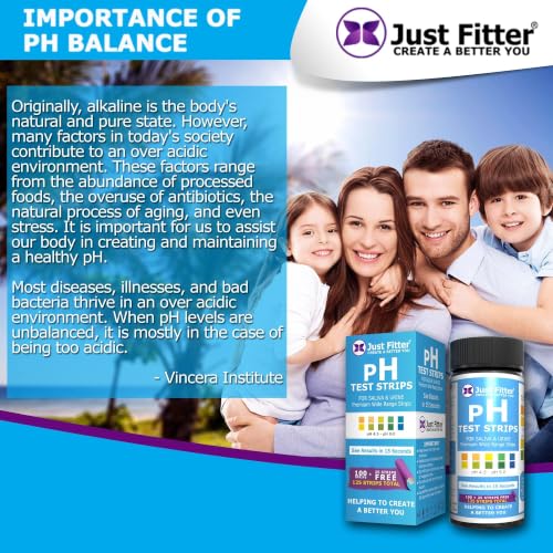 Image of pH Test Strips for Testing Alkaline and Acid Levels in The Body. Track & Monitor Your pH Level Using Saliva and Urine. pH Tester for Highly Accurate Results in Seconds.