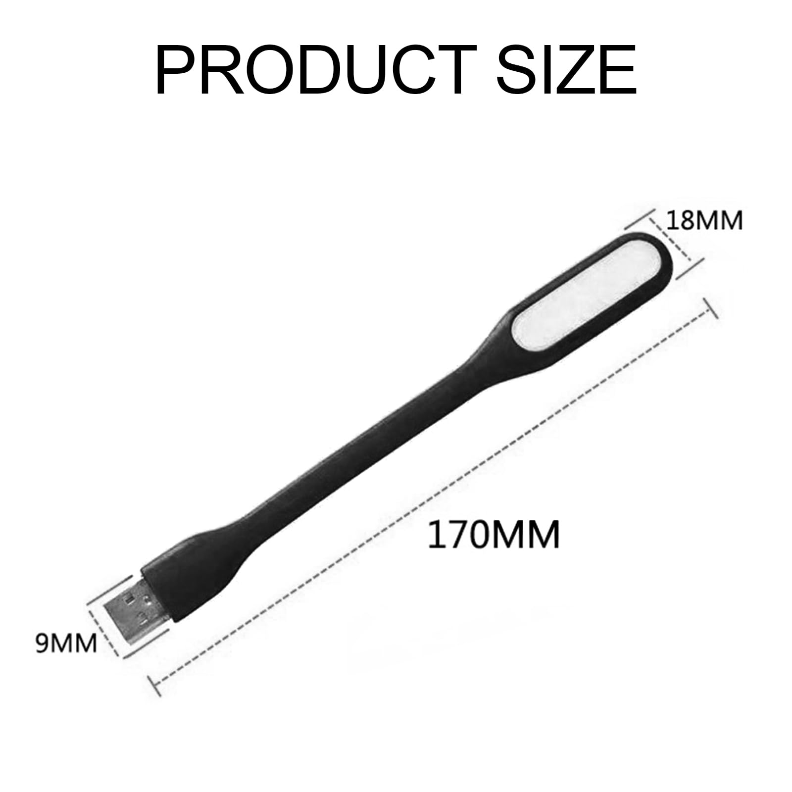 TMRBBesty LED USB PC,Luce Tastiera,Lampada Laptop,3 Pezzi Luce LED USB Flessibile,Collo D'oca Flessibile,Per computer portatili,Alimentazione mobile