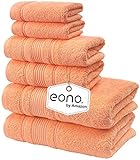 Tamaño de la toalla: 2 piezas de toallas de baño (28 x 55 pulgadas) 2 piezas de toallas de mano (16 x 28 pulgadas) y 2 piezas de toallas faciales (12 x 12 pulgadas)