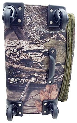 EXPLORER Mossy Oak Luggage Realtree Like Hunting Camo Heavy Duty Duffel Bag Luggage Travel Gear Bag Police Outdoor Lady Man Polyester Heavy Duty Webbing (2 pcs Luggage Mossy Oak Khaki)