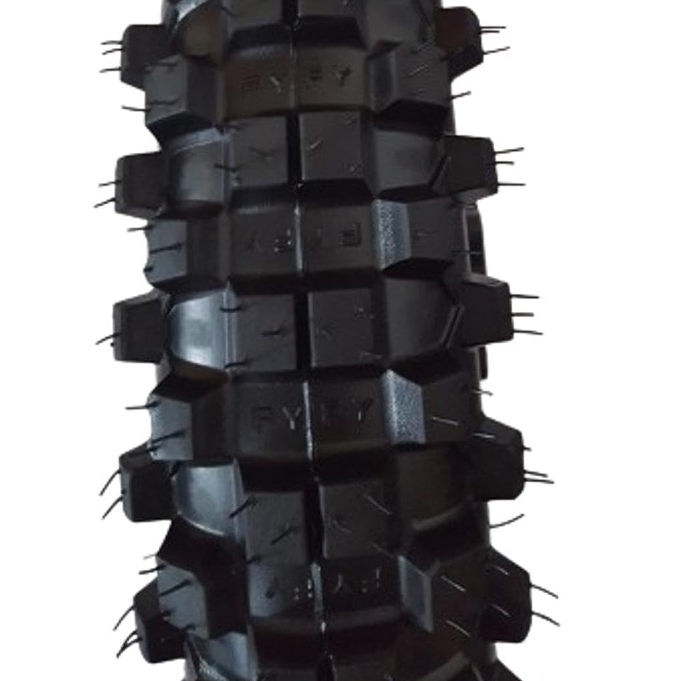Dirtbike Komplettrad Pitbike Stahlfelge Ersatzreifen hinten 14 Zoll 90/100-14 12mm Achse