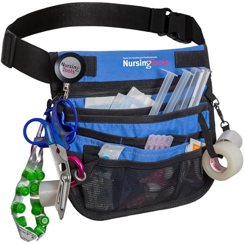 Image of Kangapak Nurse Fanny Pack Multi Compartment Waist Organizer Tool Bag for Students, Practitioners & Medical Professionals