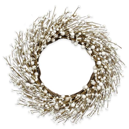 DIYFLORU Artificial Winter Wreaths for Front Door...