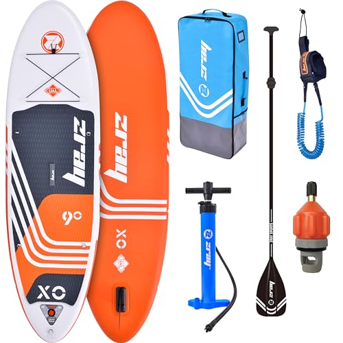 ZRAY X0 Young Rider Stand Up Paddle Gonflable 275x76x13 cm pour Enfants Ados jusqu'à 80 kg, Planche...