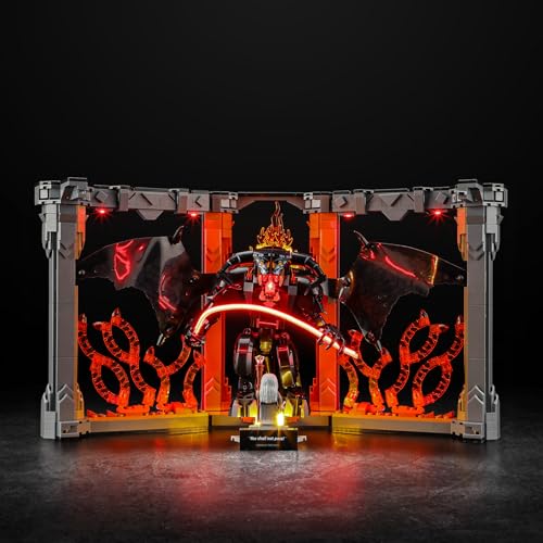 Vaodest Led Light for Lego 10367 The Lord of The Rings: Balrog Book Nook Kit,Design and...