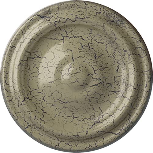 Image of 9 5 /8 inchOD x 1 1 /8 inchP Maria Ceiling Medallion (Fits Canopies up to 1 3 /4 inch), Castle Stone Crackle