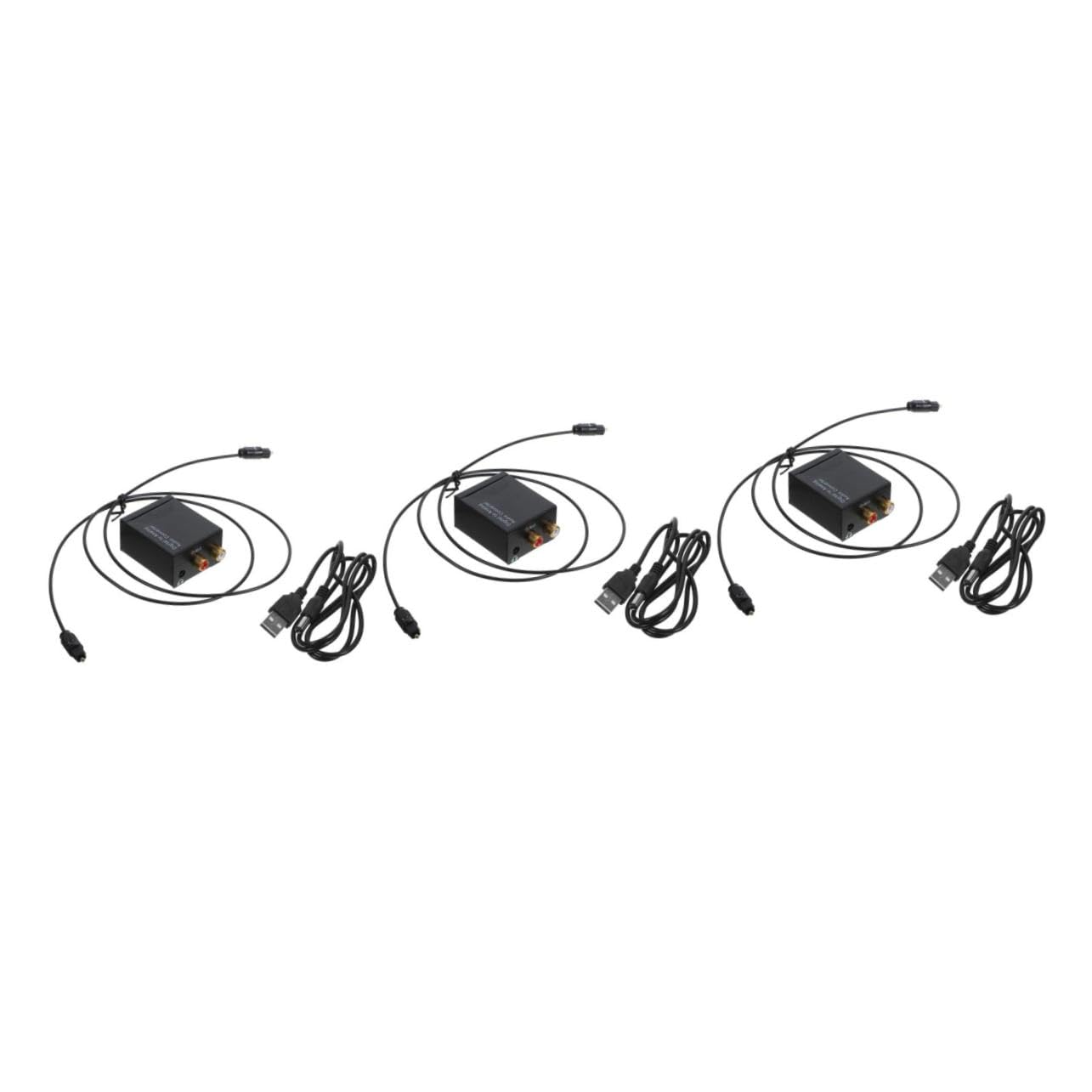 Convertidor de analógicas para conectar sonido de televisión antigua con cable óptico USB 8