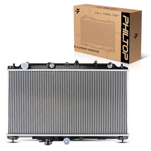 Image of PHILTOP Aluminum Car Replacement Radiator Compatible with 1990-1993 Accord, 1992-1996 Prelude 2.2L CU19