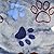 Pet Blanket for Dogs and Cats Small Medium Fleece Flannel Blanket for Pets 100x 85cm - Soft Fluffy Warm Blanket Throw for Pets- Cute Dog/Cat Blanket - (Colourful Paws)