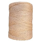 Juteschnur. Dekokordel. Jutekordel. Schnur aus Jute. Jute Schnur für DIY Kunstgewerbe Gartenschnur Deko. Garten Kordel Bastelschnur Dekoration. Schnur für DIY Kunstgewerbe Gartenarbeit. (2mm / 2kg)