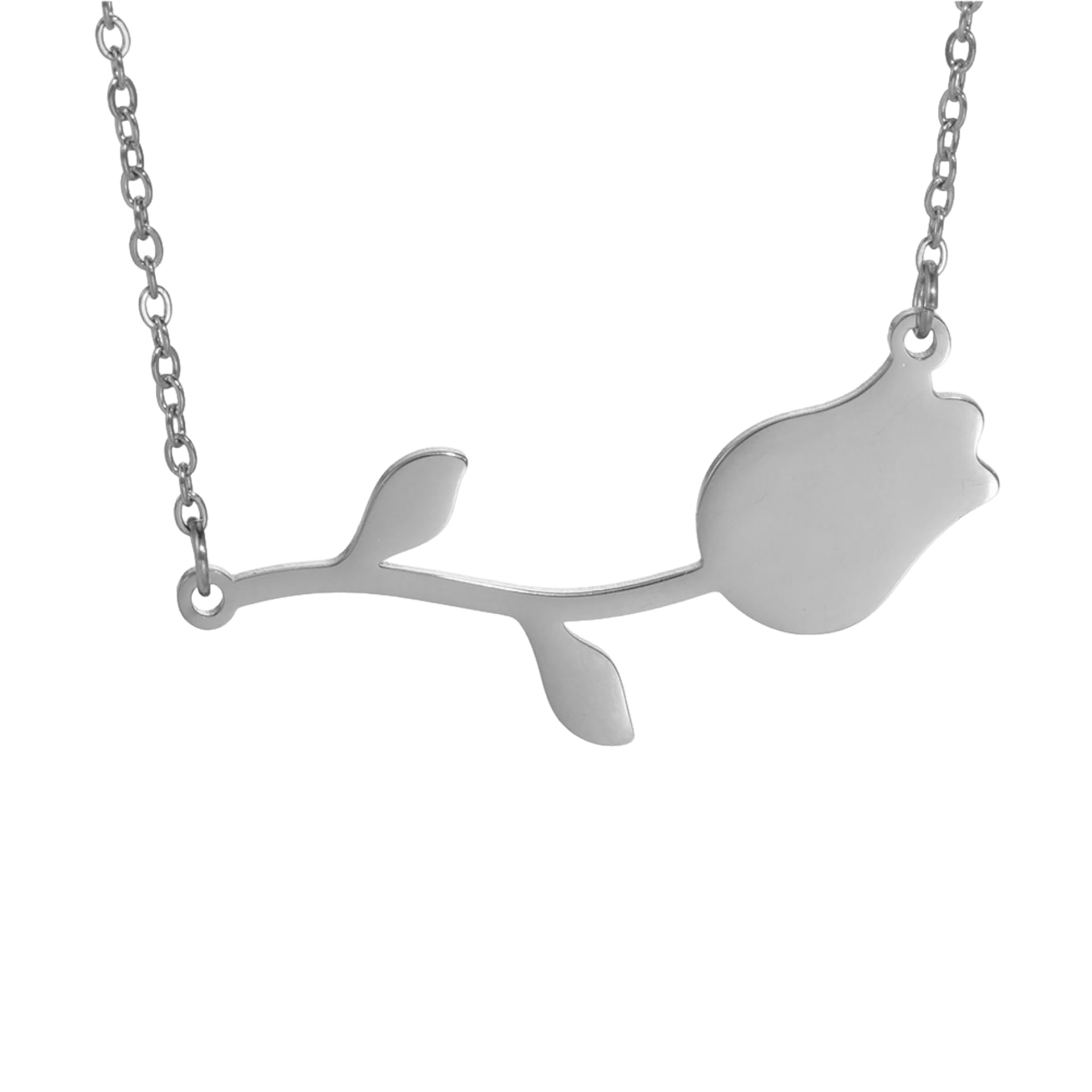 Collier de fleurs de lys en argent, cadeau de Saint-Valentin - 5