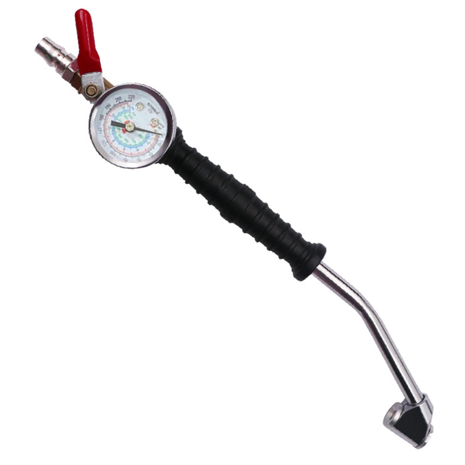 BWANGIAO Heavy Duty Tire Inflator Air Chuck With Builtin Pressure Gauge For Trucks And Motorcycles Rims Wheels