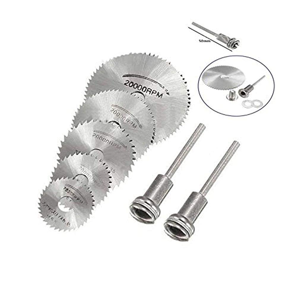 Diy Crafts 10309 7234 Circular Saw Blades Set for Wood Aluminum Cutting, Multicolor, 5 Piece 3