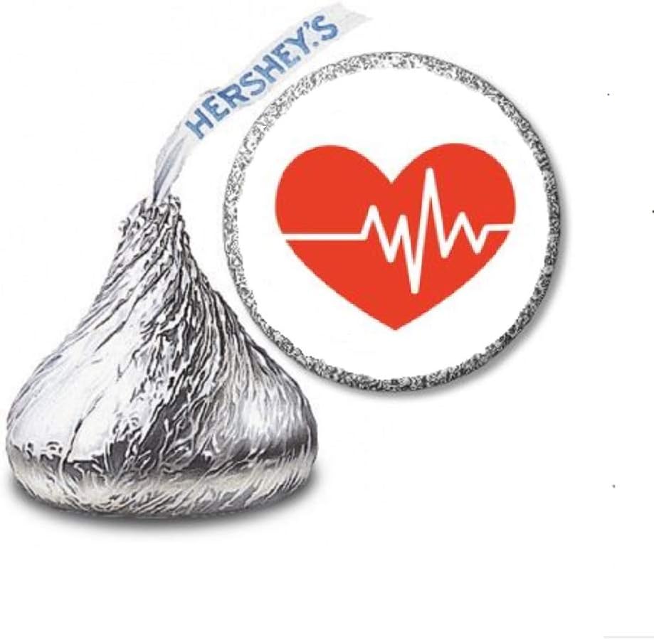 JS&BEnterprises 216 Nurse Doctor Graduation Party Labels/Stickers for Hershey's Kisses Candies - Party Favors