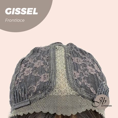 Miniatura 6 de JBEXTENSION GISSEL - Peluca de encaje frontal precortada con flequillo, pelucas largas y rectas para mujer, pelucas sintéticas naturales para uso