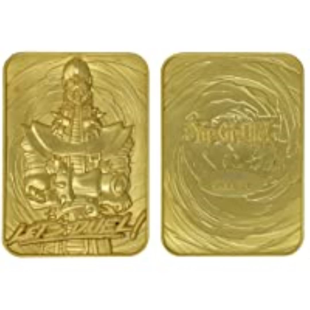 YU-GI-OH! - Jinzo - Carte en Métal Plaqué Or Collector