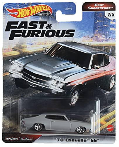 Hot Wheels '70 Chevelle SS, Gris Fast Superstars miniatura 1