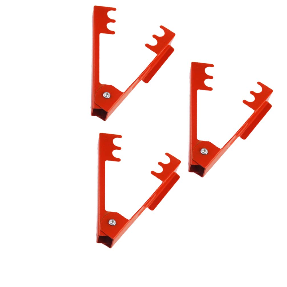 YardweRose Thorn Remover Tool 3pcs Professional Rose Leaf Thorn Stripper Stripping Tool Thorn Remover Garden Tool for Roses (Red) Thorn Pliers Garden Tool