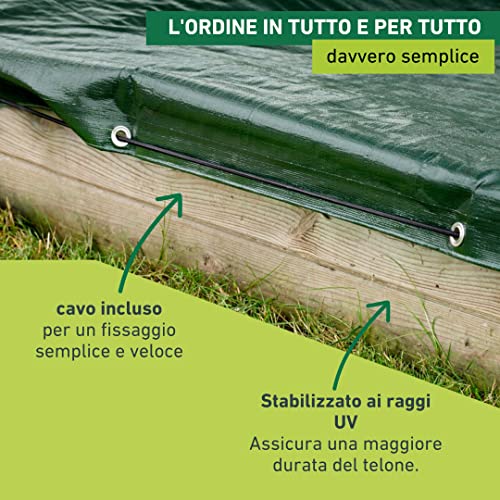 Windhager copertura per sabbiera, Large, 180 g/m²