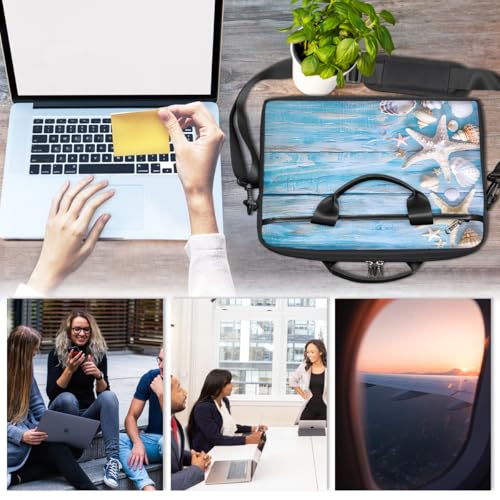 Bolso para laptop Wood Board Starfish 15 pulgadas miniatura 6