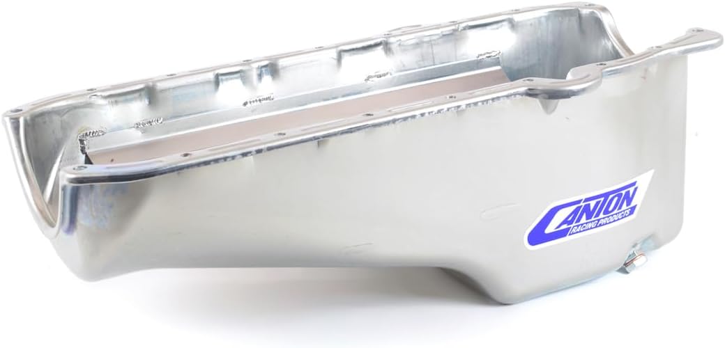 Canton Racing Products 15-010 Oil Pan (Small Block Chevy Stock Appearing Crate Engine Pan)