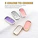 FT FUNTOR for Jeep Key Fob Cover,Compatible with Jeep Grand Cherokee Compass Renegade Dodge Charger Dart Durango Journey RAM Chrysler,5 Buttons TPU for Dodge RAM Key Fob Cover with Golden Edge(A-Pink)