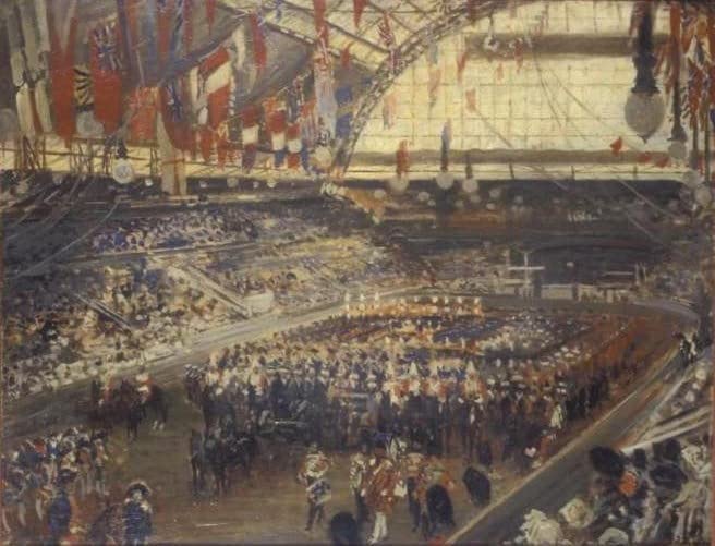 Tableau Olympie Jacques Emile Blanche pour sublimer la décoration du salon