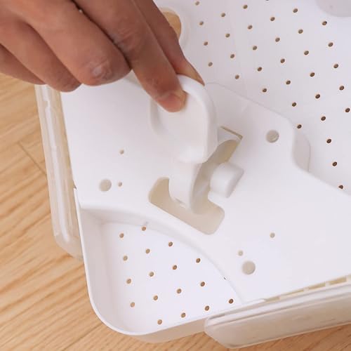 Miniatura 3 de Estante de pared con ventosa, estante colgante de esquina para ducha, baño, estante para colgar sin perforación, cesta de almacenamiento de baño,