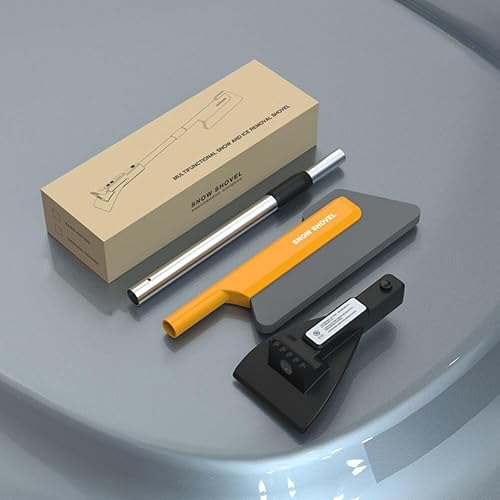 Miniatura 4 de Raspador de hielo para nieve, herramienta de eliminación de nieve desmontable para automóvil, SUV, camión, parabrisas, ventana, herramienta de