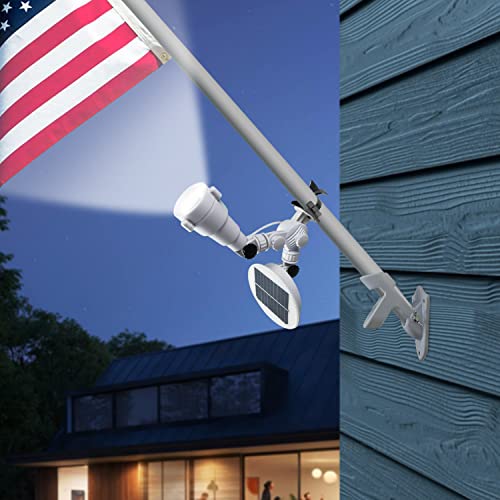 Etzeaxus FLAG LIGHT Solar Flag Pole Light, Flagpole Light Solar Powered thumb #7