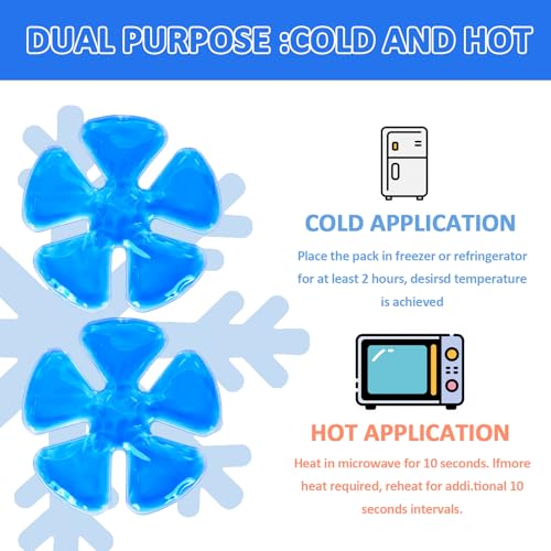Image of Hat Ice Pack Insert - Reusable Cooling Gel Cap Liner for Baseball, Hard Hat, Construction & Outdoor Work, Cold Packs for Helmet, Head Cooling Relief for Summer Heat (2 Pack)