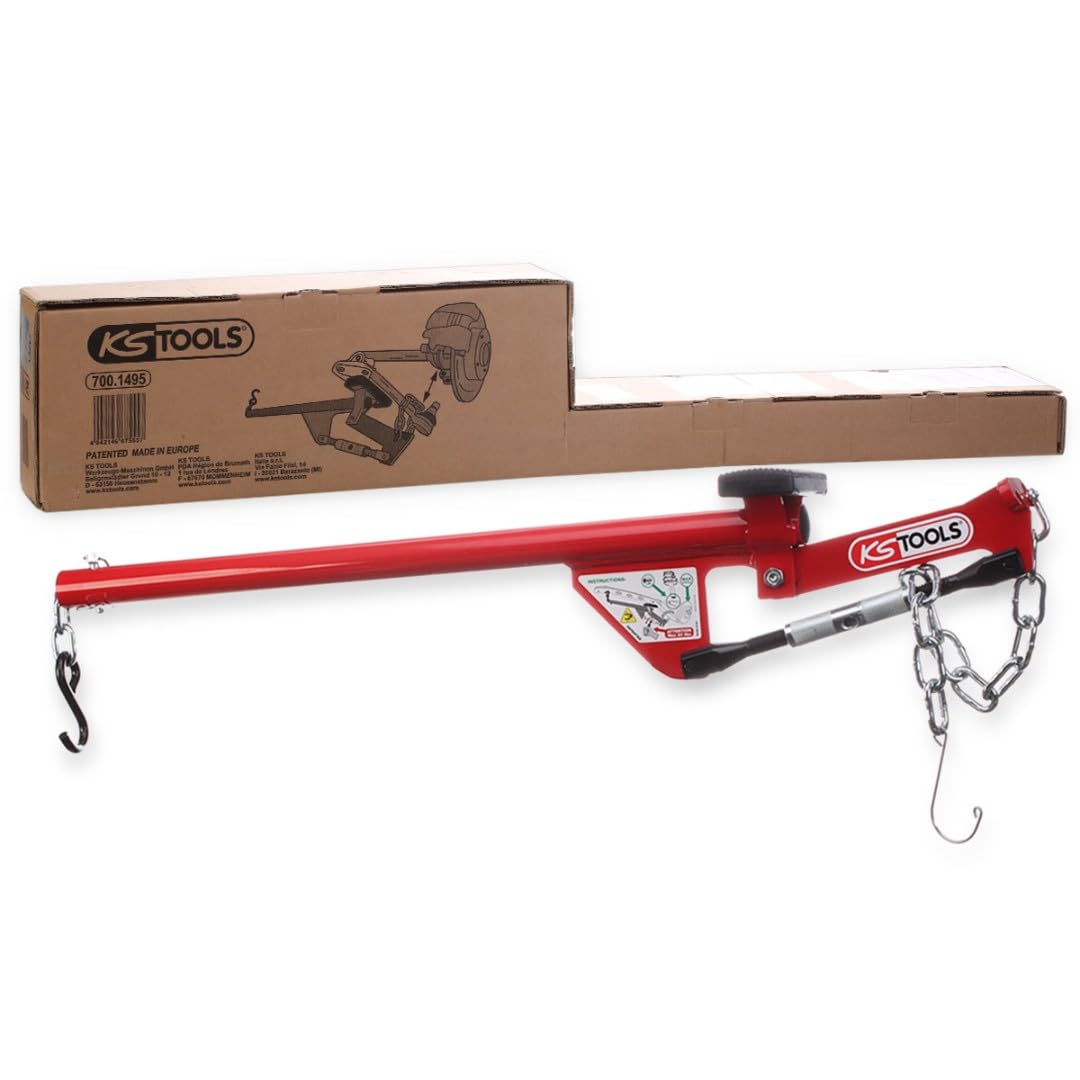 KS Tools 700.1495 Universal-Achshebel Mit Kette, 960mm