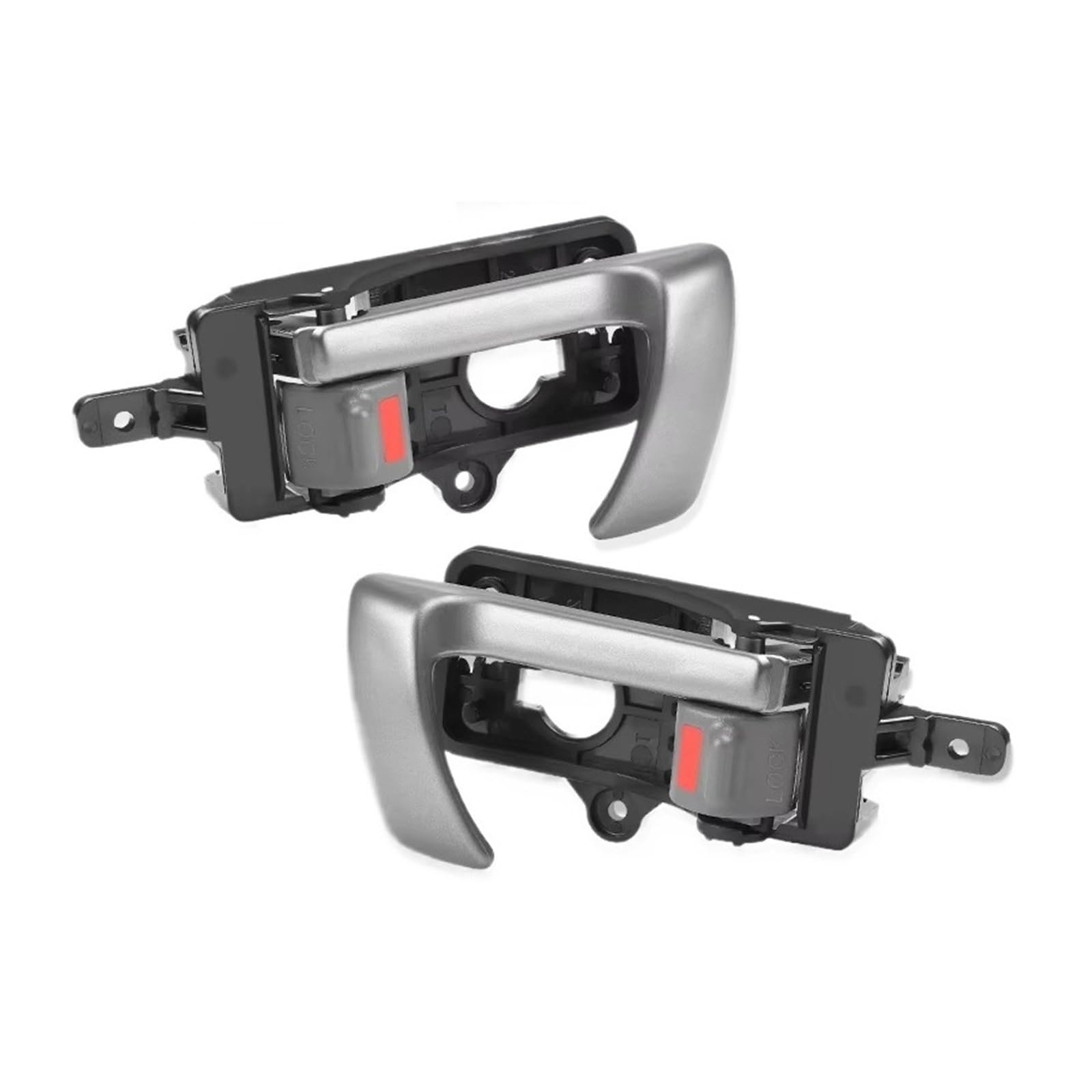 ZhanNuoBHd Car Inside Door Handle for Hyundai for Santa for FE 2007 2008 2009 2010-2012 Left Right Side Interior Inner Inside Door Handle 826102B000 826202B000(2pcs)
