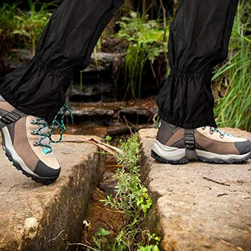 TRIXES Hiking Gaiters, 1 Pair, Waterproof Outdoor Walking Gaiters
