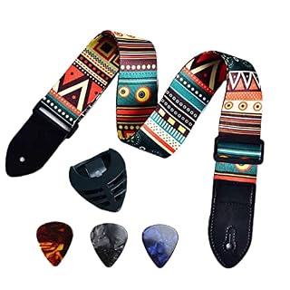 Teegxddy 5 PCS sangle guitare médiator basse électrique sangle de guitare headstock sangle guitare acoustique national… - Les Beatles, Paul McCartney, John Lennon, RIngo Starr, George Harrison