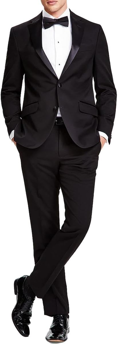 Men's Performance Fabric Tuxedo, Formal Suit for Black Tie